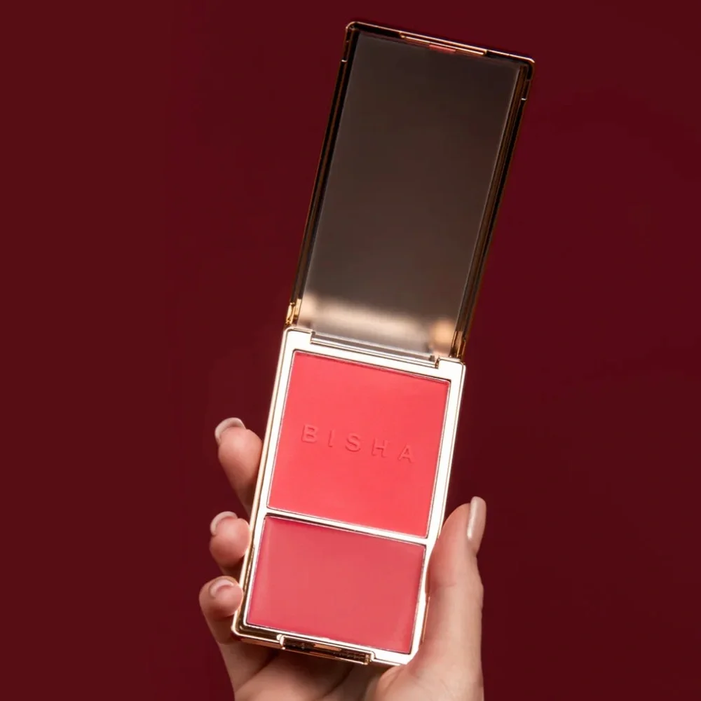 BISHA Essential Duo Bahamas Blush Set - Cream and Powder